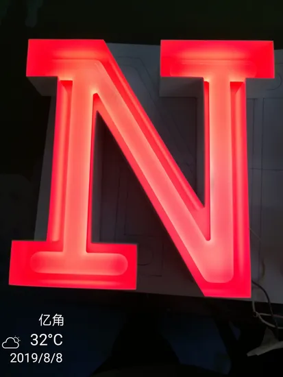 Neon Windows Display Modern LED Letters Illuminated 12V Signs Channel Letter
