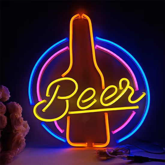 Neon Rainbow Light LED RGB Neon Flex Neon Signs para Home Bar